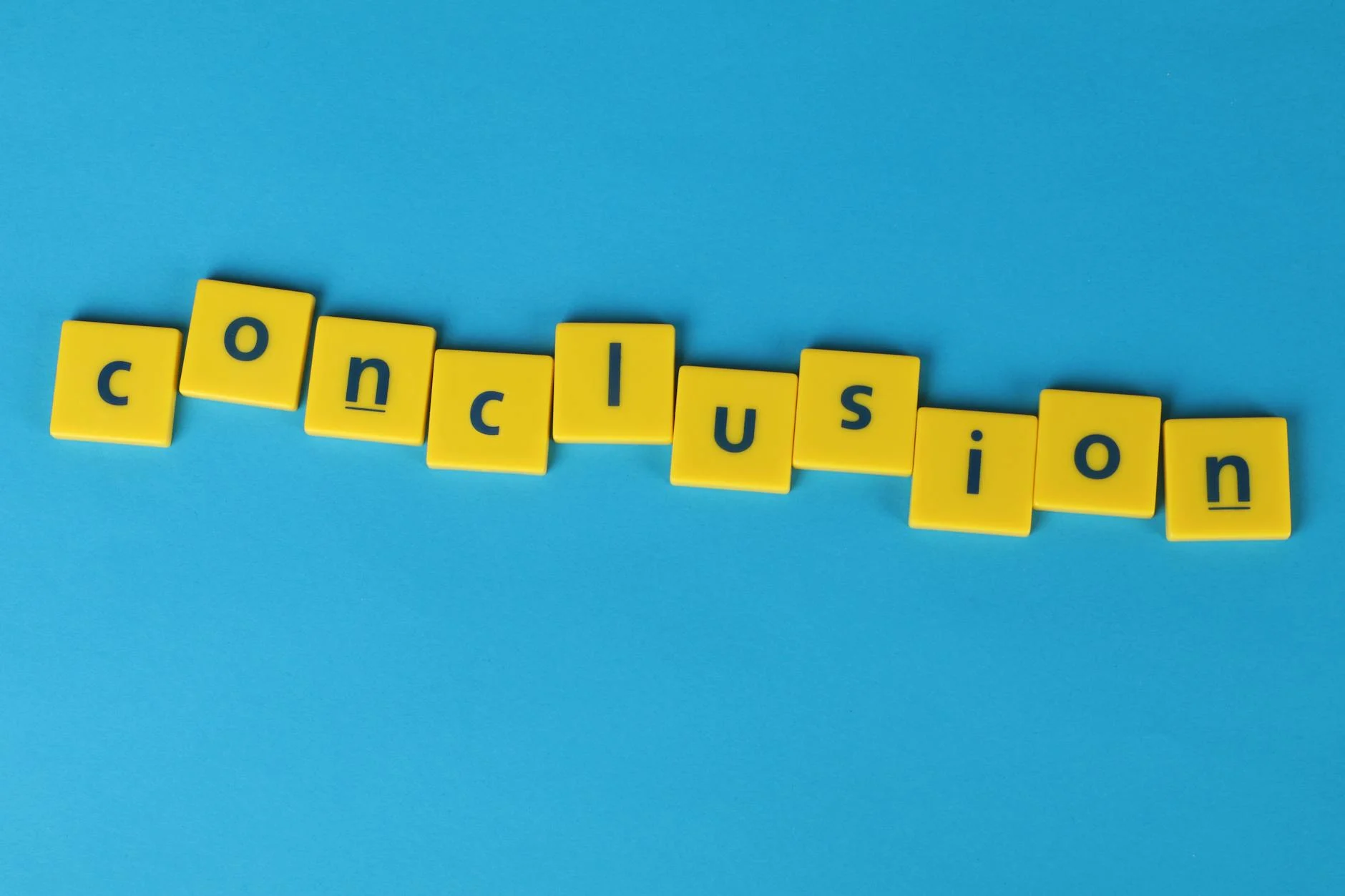 Conclusion (Вывод) — завершение, итог, конечный результат