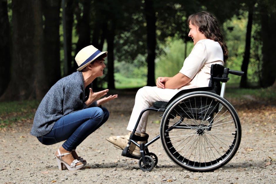 Disabled (с ограниченными возможностями) — человек в инвалидной коляске