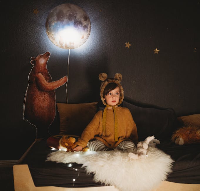 Goodnight — человек спит в кровати