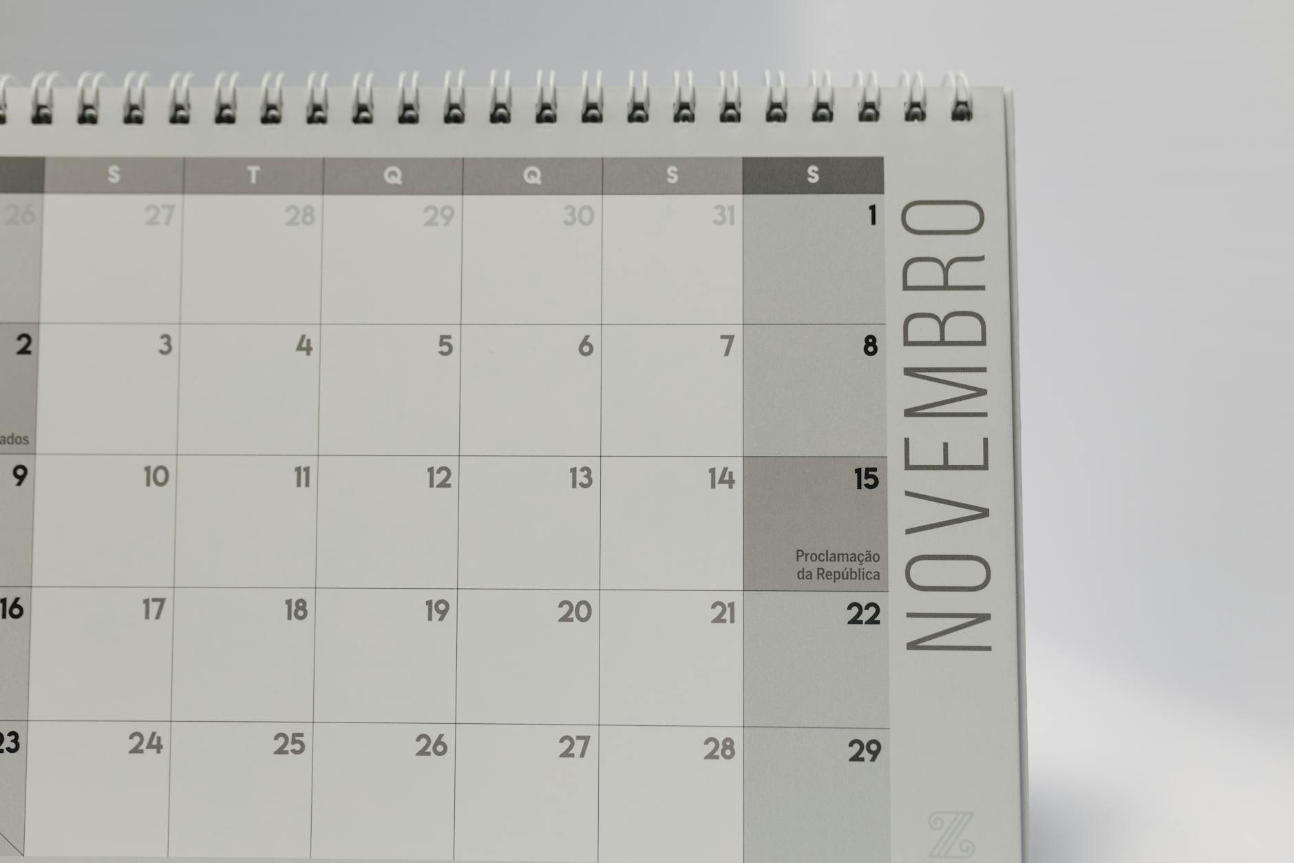 November (Ноябрь) — одиннадцатый месяц года